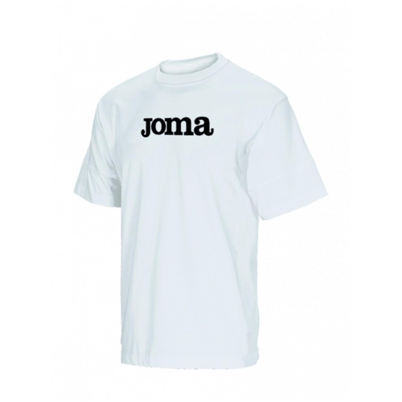 Maglia T-Shirt di cotone bianco da bambino con scollo rotondo