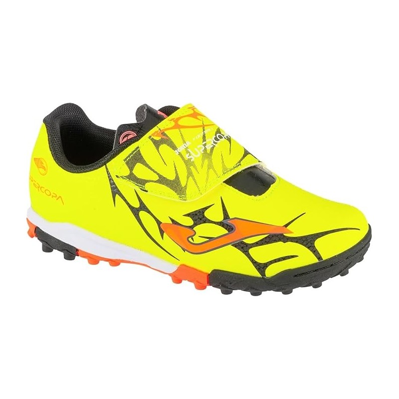 Scarpe Calcio Super Copa Jr 25 Turf Junior Giallo con pallone