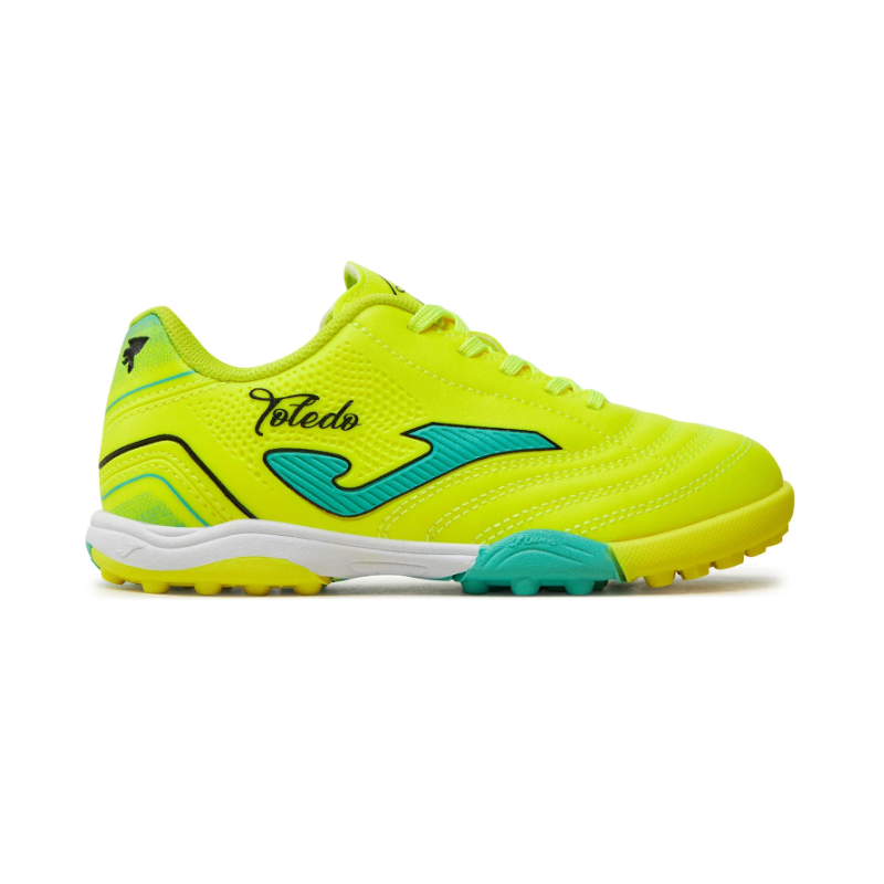 Scarpe calcio Toledo Jr 24 turf junior  Giallo fluor - turchese