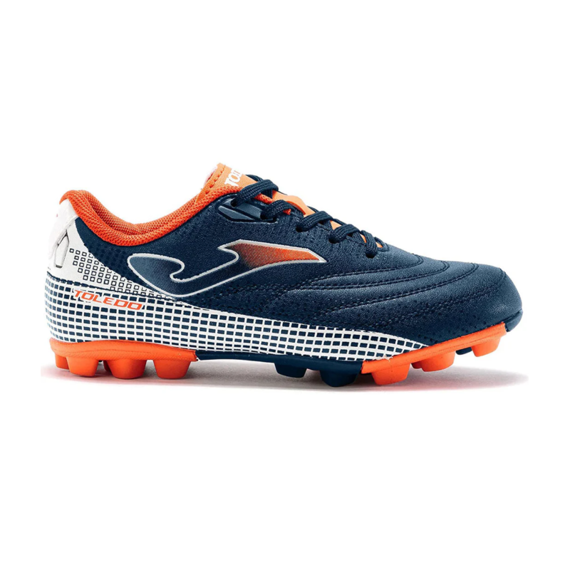 Scarpe calcio Toledo Jr 24 terreno duro HG junior Navy-Arancio