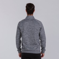 FELPA FARAON MEZZA ZIP GRIGIO MELANGE