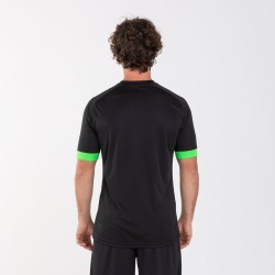 Maglia a manica corta uomo Supernova nero verde fluorescente