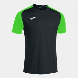 T-SHIRT MANICHE CORTE ACADEMY IV NERO VERDE FLUO