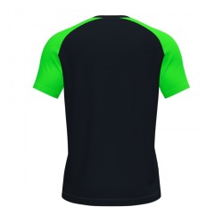 T-SHIRT MANICHE CORTE ACADEMY IV NERO VERDE FLUO