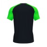 T-SHIRT MANICHE CORTE ACADEMY IV NERO VERDE FLUO
