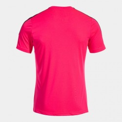 MAGLIA MANICHE CORTE OLIMPIADA FUXIA NERO