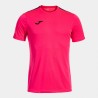 MAGLIA MANICHE CORTE OLIMPIADA FUXIA NERO