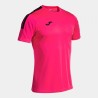 MAGLIA MANICHE CORTE OLIMPIADA FUXIA NERO
