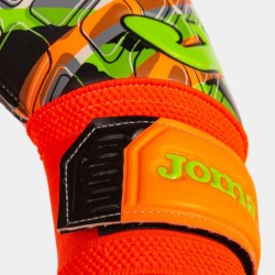GUANTI PORTIERE CALCIO CORALLO FLUO NERO
