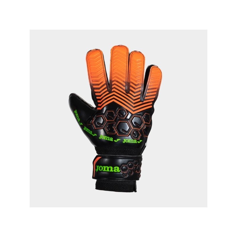 GUANTI PORTIERE CALCIO CORALLO FLUO NERO